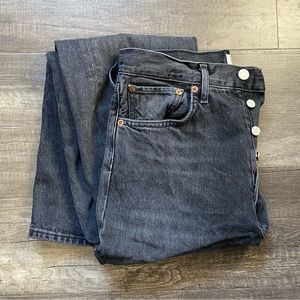 EUC AGOLDE 90'S MID RISE STRAIGHT